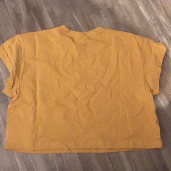 New Gymshark yellow cropped t shirt - Picture 2 of 3